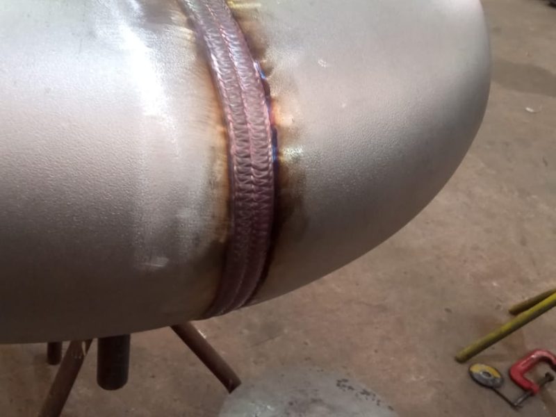 FABRICACAO DE TUBULACAO ENCAMISADA REPRESSU CALDEIRARIA